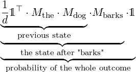 1d◟1⊤p⋅reMvtioh◝ue◜s s⋅tMatdeog◞⋅Mbarks⋅1
◟---------◝◜----------◞
◟--the state aft◝e◜r 